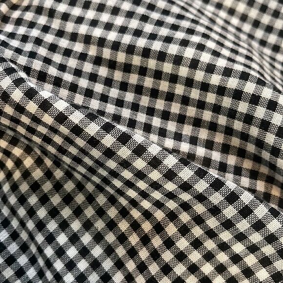 Rag & Bone Drew Gingham Off the shoulder blouse XS - Picture 7 of 7